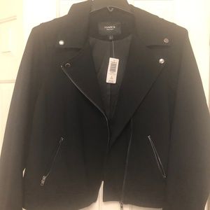 Moto Jacket Luxe Ponte Black - Plus